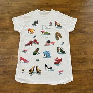 White Graphic Women's Top